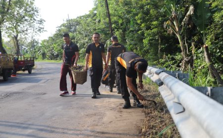 Polres Magetan Revitalisasi Jembatan Demi Kepentingan Bersama